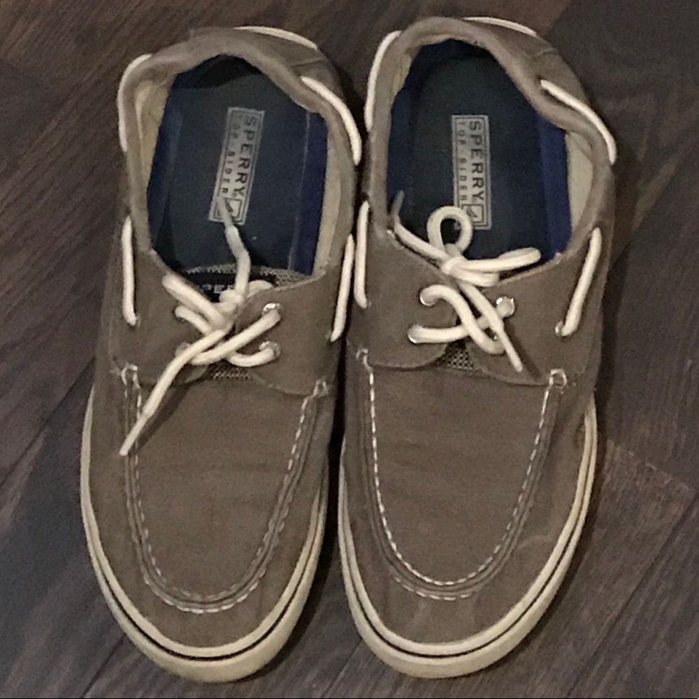 Men’s Grey Sperry Boat Shoes (Size 8.5)